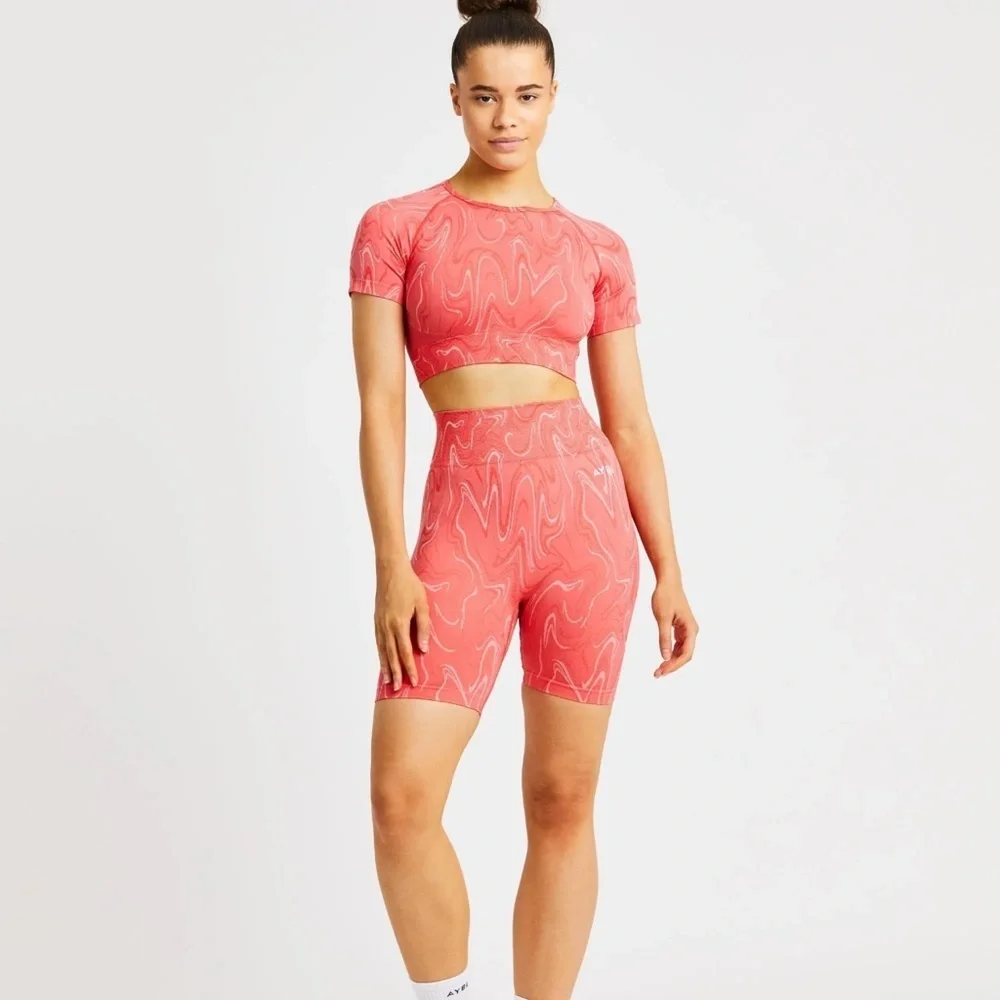 Coral Aybl Velocity Marble Women Shorts